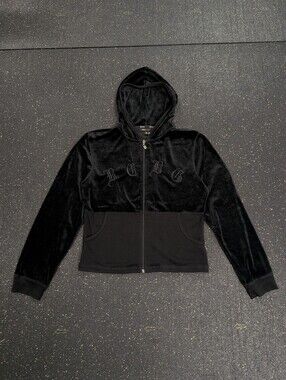 BCBGMaxAzria Velour Zip up Hoodie Jacket